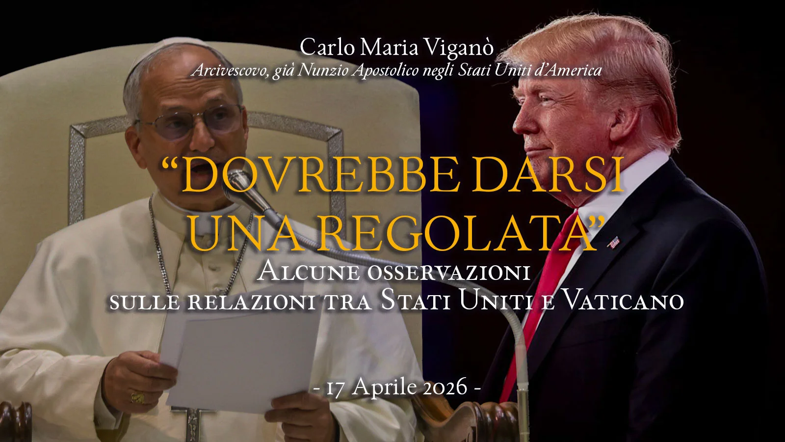 "Dovrebbe darsi una regolata"