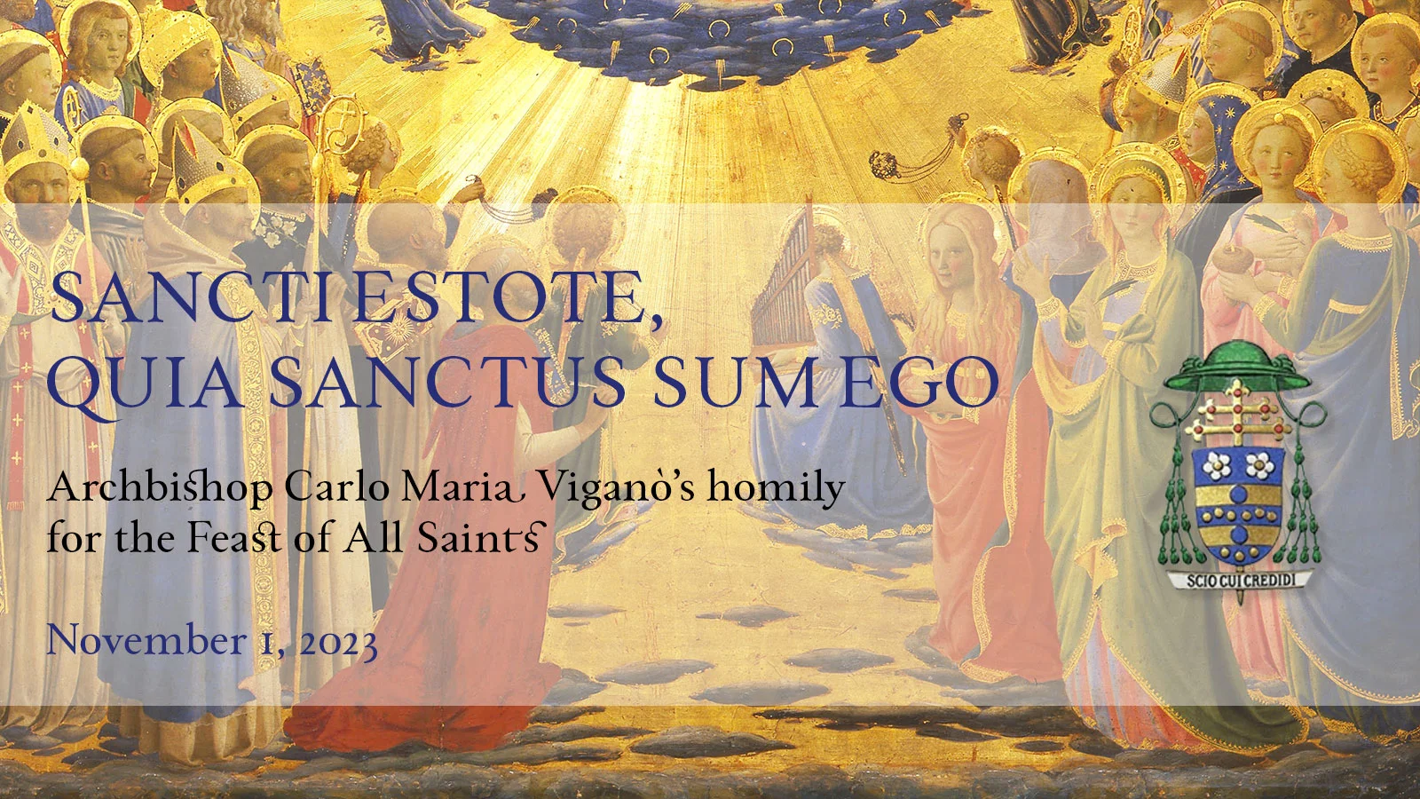 Homily on the Feast of All Saints