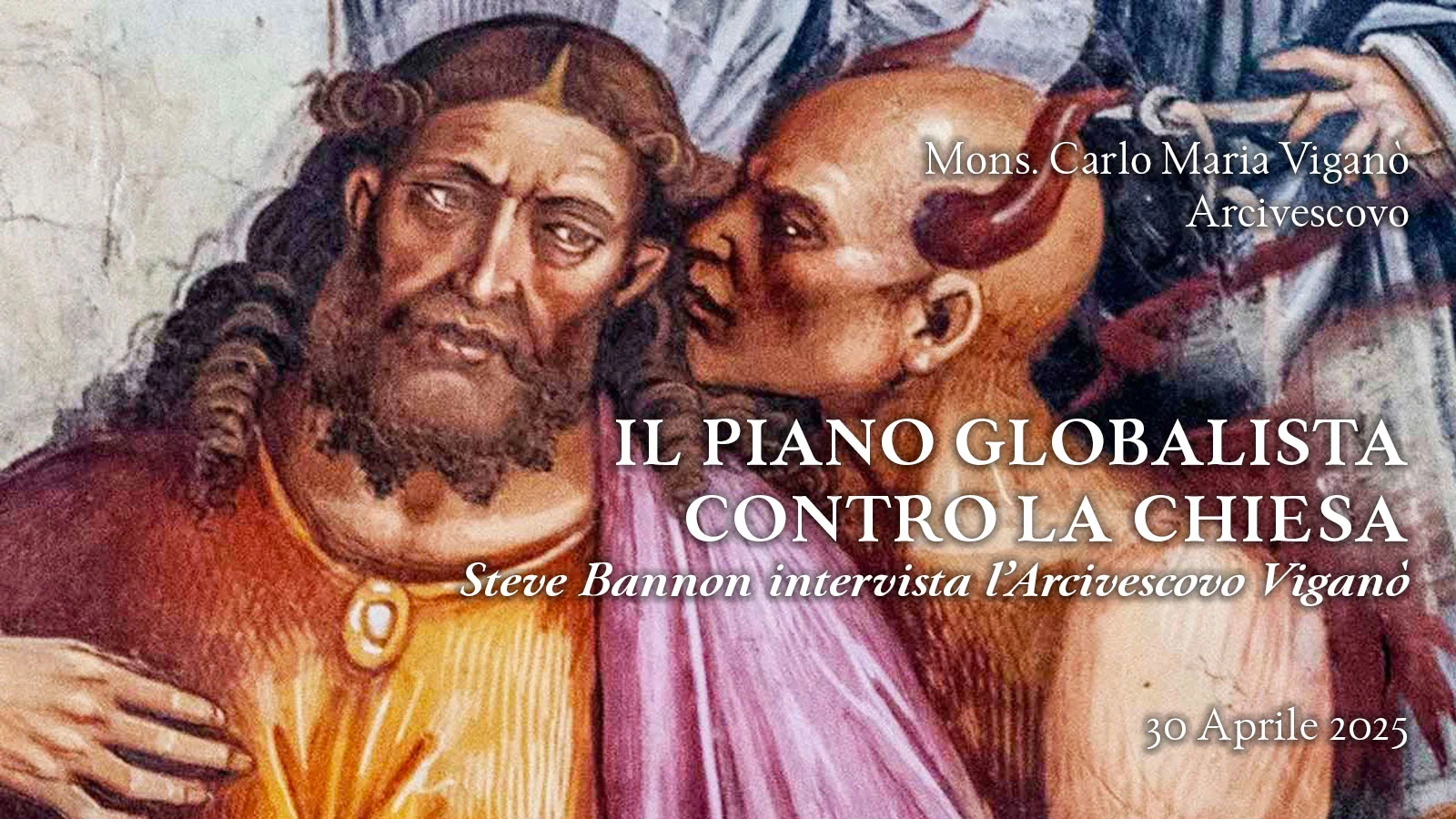 Il piano globalista contro la Chiesa