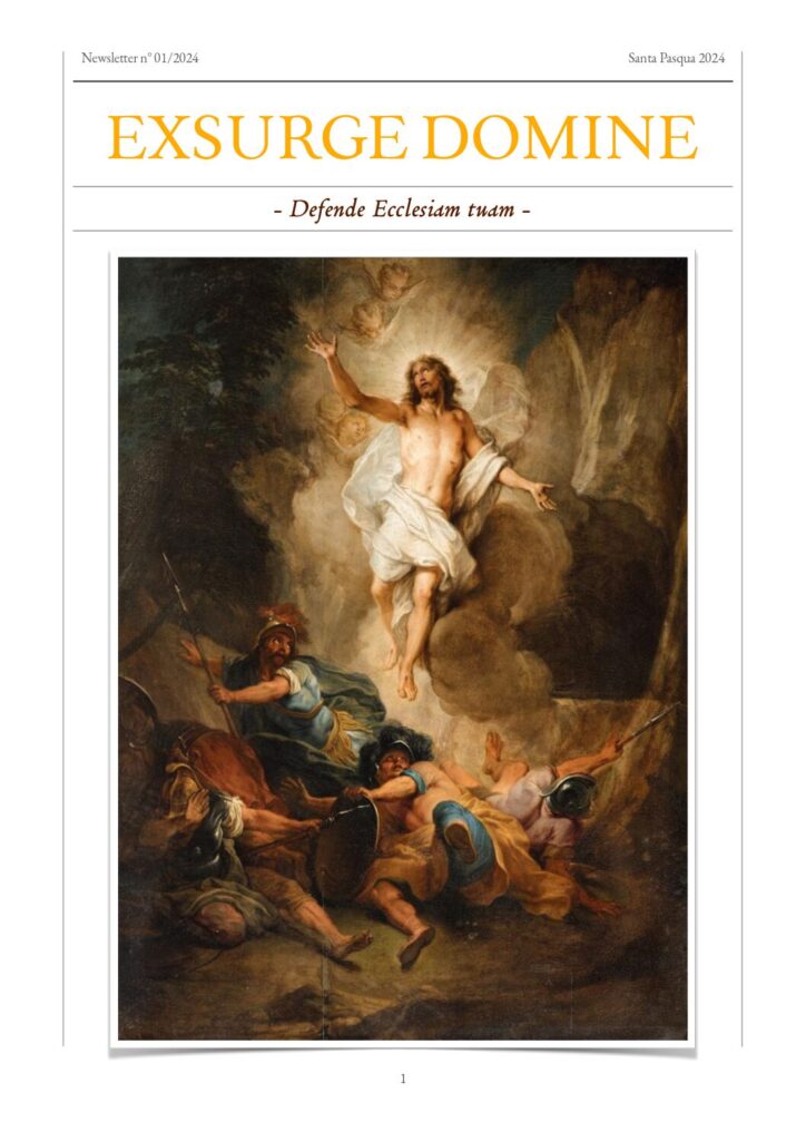 Copertina newsletter N° 1/2024 — Santa Pasqua 2024