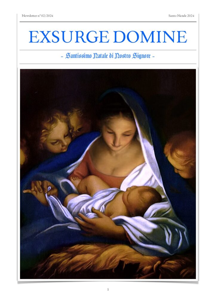 Copertina newsletter N° 2/2024 — Santissimo Natale di Nostro Signore